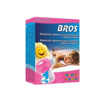 NG 5573_CR Odpařovač BROS elektrický proti komárům pro děti 60 nocí 66x98x108