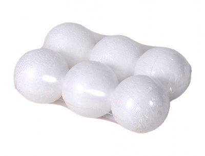 NG 44995 Koule k aranžování polystyrenová plná d4cm 6ks 120x80x40