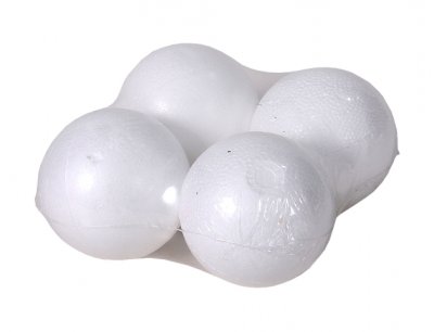 NG 44996 Koule k aranžování polystyrenová plná d6cm 4ks 120x120x60