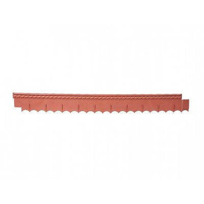 NG 49004 Obruba GARDEN BRAID s okrasným pásem terakota 1,12x0,12m 10x1130x125