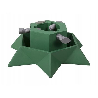 NG 215103ze Stojan pod vánoční stromek STAR v13cm d40cm 395x395x132