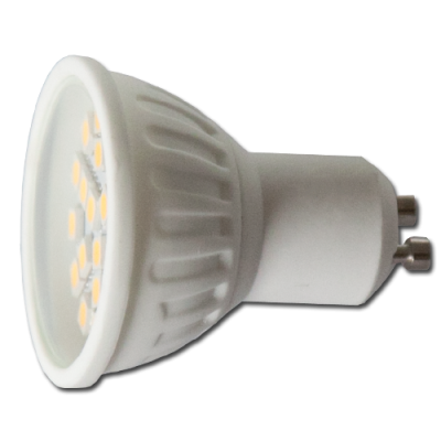 LED žárovka GU10 21xSMD 4.5W 4000-4500K - čistá bílá
