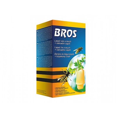 NG 5487 Lapač BROS na vosy, sršně a mouchy + náhradní náplň 200ml 114x114x205