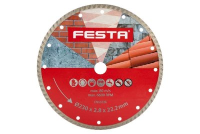 Kotouč diamantový FESTA TURBO 230x2.6x22.2mm