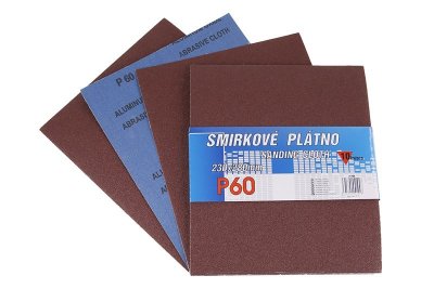 Plátno smirkové 230x280mm P60 10ks