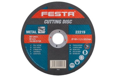 Kotouč řezný FESTA na kov 150x1. 2x22. 2mm