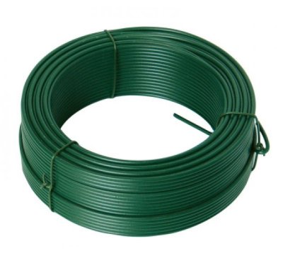 Napínací drát 3. 4mmx26M zelený PVC