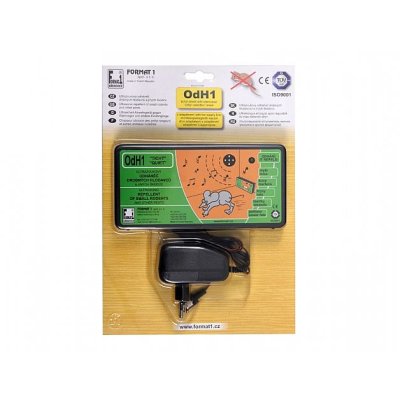 NG 49181 Odháněč kun, myší a potkanů ultrazvukový tichý s adaptérem 50x207x290