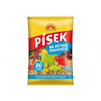 NG 8368 Písek FORESTINA pro dětská pískoviště 20l 500x350x120