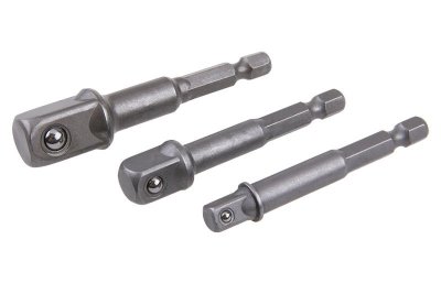 Sada adaptérů do vrtačky 1/4&quot;, 3/8&quot;, 1/2&quot;