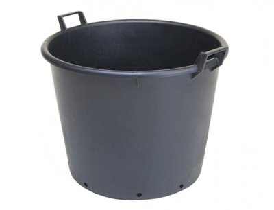 NG 77360 Kontejner na stromky + otvory černý 65l d55x41cm 590x560x470