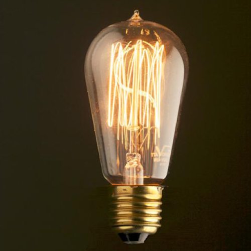 Max ST58-15AK Žárovka Edison 40W retro 9 - závit E27/ 57mm x 125mm
