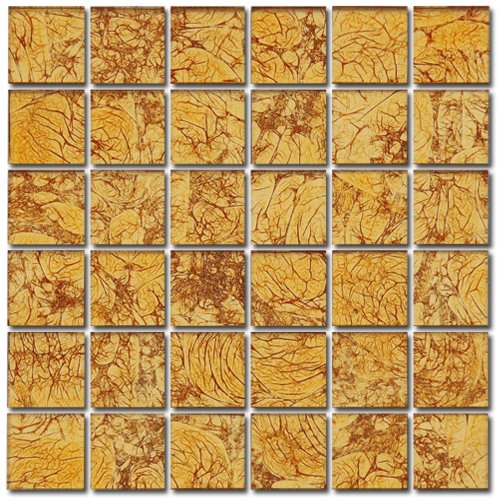 Maxwhite ASB100 Mozaika skleněná oranžová 29,7x29,7cm sklo
