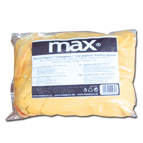 Max Práškový pigment do betonu 1Kg - žlutý