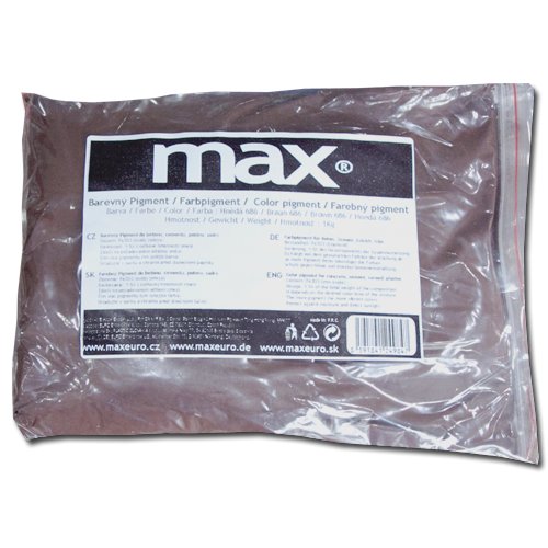 Max Práškový pigment do betonu 1Kg - hnědý