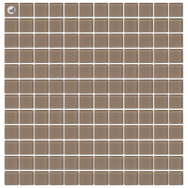Maxwhite H29 Mozaika sklenená hnedá stredná Latte 29,7x29,7cm sklo