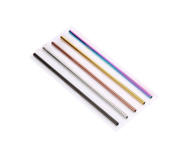 Maxpack Brčko nerezové 21,5cm x 6mm Barevné, rovné