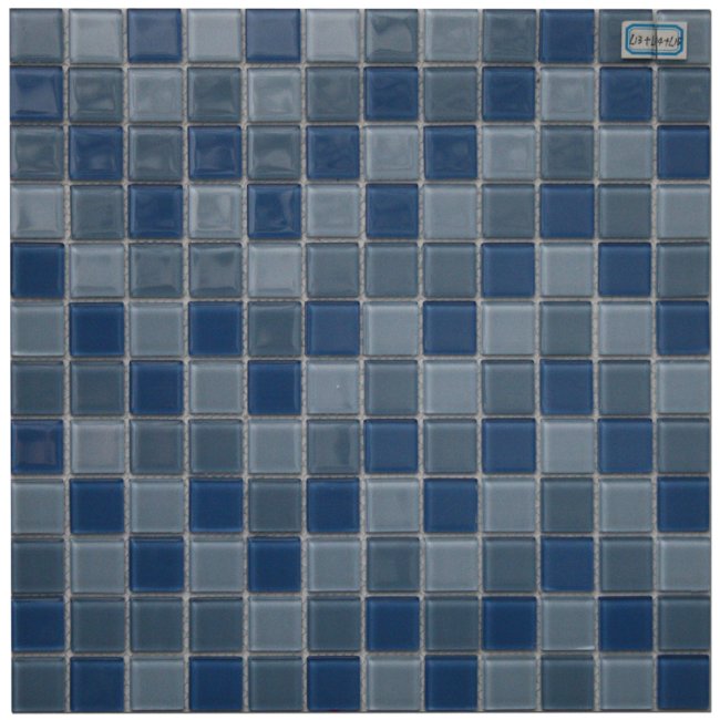 Maxwhite L13 plus L14 plus L15 Mozaika sklenená modrá mix 29,7x29,7cm sklo