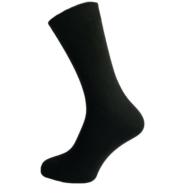Klasické bavlněné ponožky černé vel. 43-46