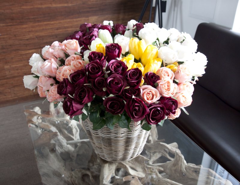 Max Umelá kvetina tulipán žltý 67cm
