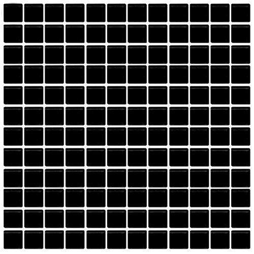 Maxwhite H37 Mozaika sklenená čierna antracit 29,7x29,7cm sklo