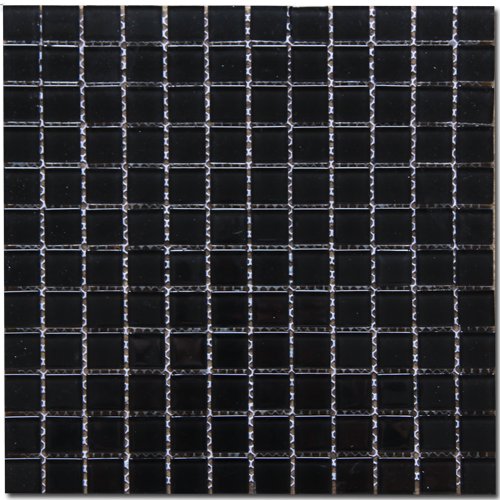 Maxwhite H36 Mozaika skleněná černá 29,7x29,7cm sklo
