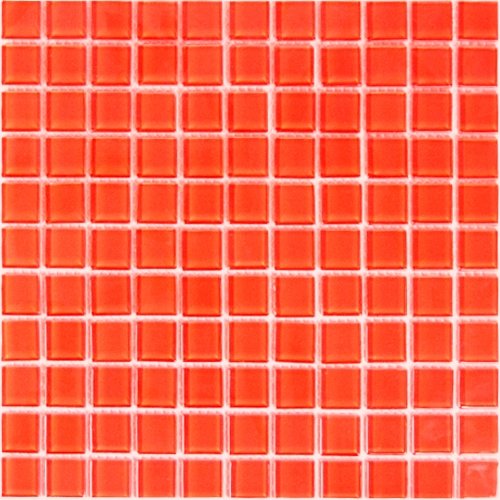 Maxwhite 35519 Mozaika skleněná červená 29,7x29,7cm sklo