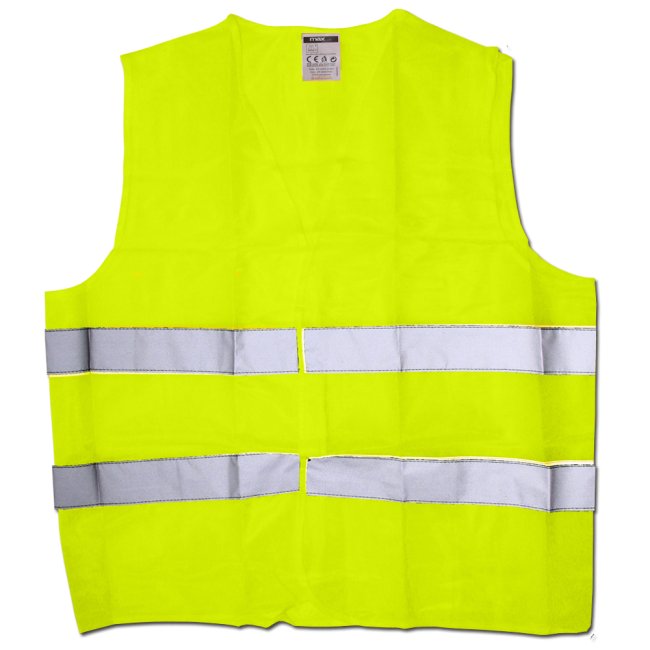 Výstražná reflexná vesta žltá veľkosť XL 120g
